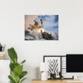 Space Shuttle Atlantis Poster (Heimbüro)