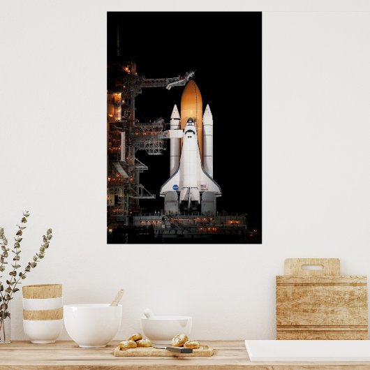 Space Shuttle Atlantis Poster (Küche)