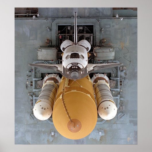 Space Shuttle Atlantis Poster (Vorne)