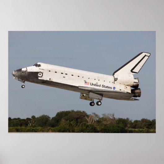 Space Shuttle Atlantis Poster (Vorne)