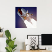 Space Shuttle Atlantis Poster (Heimbüro)