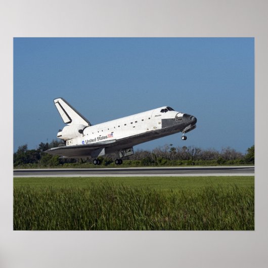 Space Shuttle Atlantis Poster (Vorne)