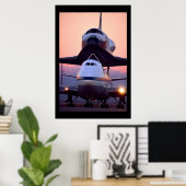 Space Shuttle Atlantis Poster (Heimbüro)