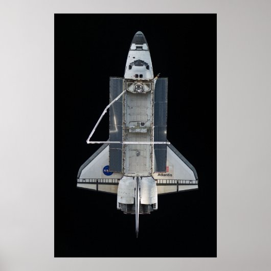 Space Shuttle Atlantis Poster (Vorne)