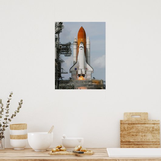 Space Shuttle Atlantis Poster (Küche)