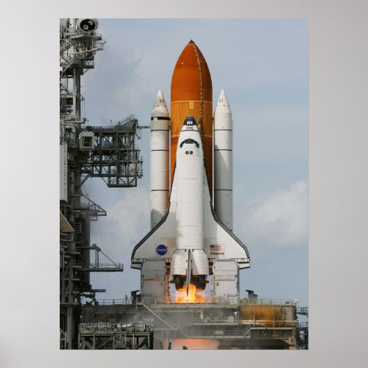 Space Shuttle Atlantis Poster (Vorne)