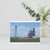 Space Shuttle Atlantis Postkarte (Stehend Vorderseite)