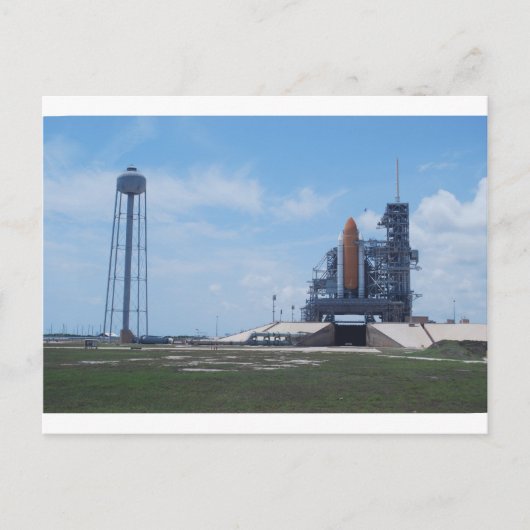 Space Shuttle Atlantis Postkarte (Vorderseite)