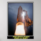 Space Shuttle Atlantis Space ist ein Poster (Vorne)