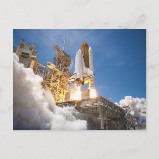 Space Shuttle Atlantis startet STS-132 Mission Postkarte (Vorderseite)