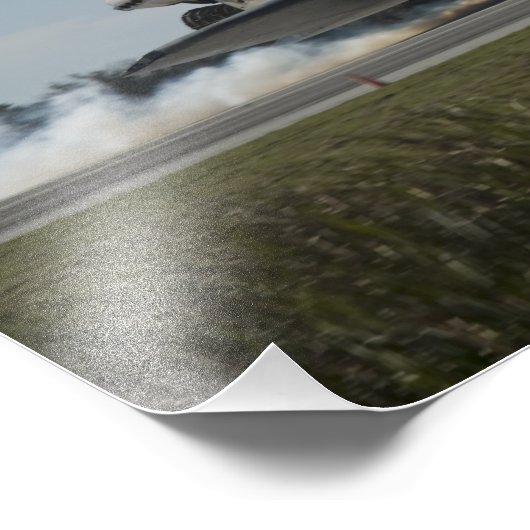 Space Shuttle Atlantis Touchs 2 Fotodruck (Ecke)