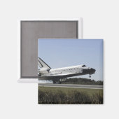 Space Shuttle Atlantis Touchs ab 5 Magnet (Vorderseite/Rückseite)
