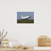 Space Shuttle Atlantis Touchs auf der Start-und La Poster (Küche)