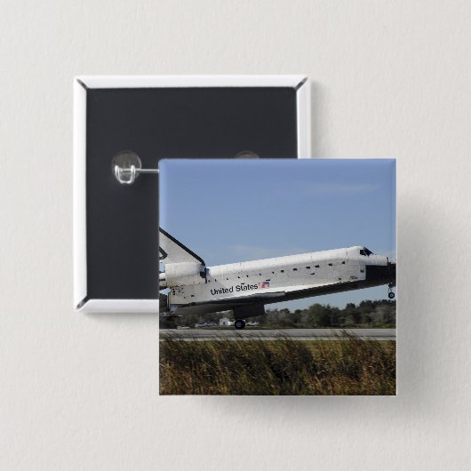Space Shuttle Atlantis Touchs runter Button (Vorne & Hinten)