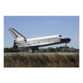 Space Shuttle Atlantis Touchs runter Fotodruck (Vorne)