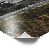 Space Shuttle Atlantis Touchs runter Fotodruck (Ecke)