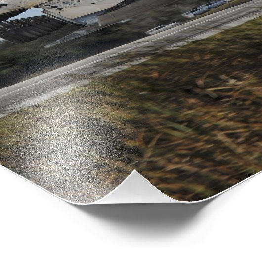 Space Shuttle Atlantis Touchs runter Fotodruck (Ecke)