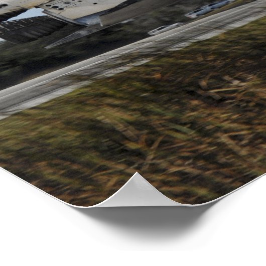 Space Shuttle Atlantis Touchs runter Poster (Ecke)