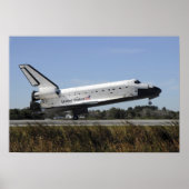 Space Shuttle Atlantis Touchs runter Poster (Vorne)