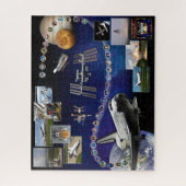 Space Shuttle Atlantis Tribut Puzzle (Vertikal)