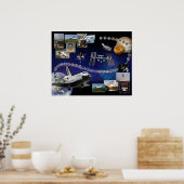Space Shuttle Atlantis Tribute Poster (Küche)