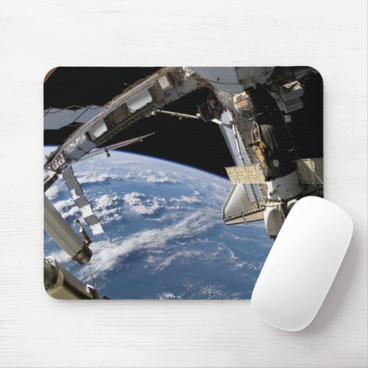 Space Shuttle Atlantis und ein Soyuz-Raumfahrzeug Mousepad (Mit Mouse)