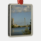 Space Shuttle Atlantis und Endeavour Silbernes Ornament (Rechts)
