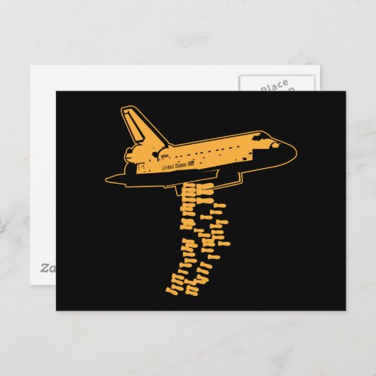 Space Shuttle Bomber Postcard Postkarte (Vorne/Hinten)