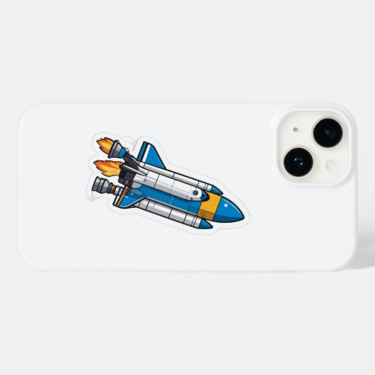 Space Shuttle Case-Mate iPhone Hülle (Rückseite (Horizontal))