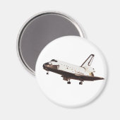 Space Shuttle Challenger Magnet (Vorderseite/Rückseite)