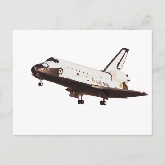 Space Shuttle Challenger Postkarte (Vorderseite)