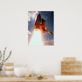 Space Shuttle Columbia bricht ab Poster (Küche)