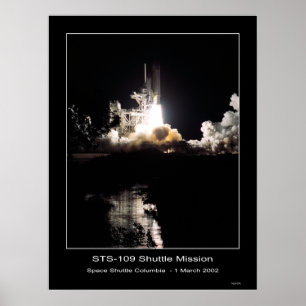 Space Shuttle Columbia Lift-off - März 1, 2002 Poster