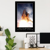 Space Shuttle Columbia Lift-off - STS - 73 Poster (Heimbüro)