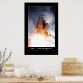 Space Shuttle Columbia Lift-off - STS - 73 Poster (Küche)