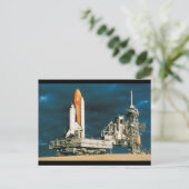 Space Shuttle Columbia Postkarte (Stehend Vorderseite)