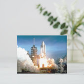 Space Shuttle Columbia Postkarte (Stehend Vorderseite)