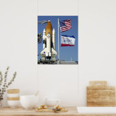 Space Shuttle Columbia Prepings Poster (Küche)