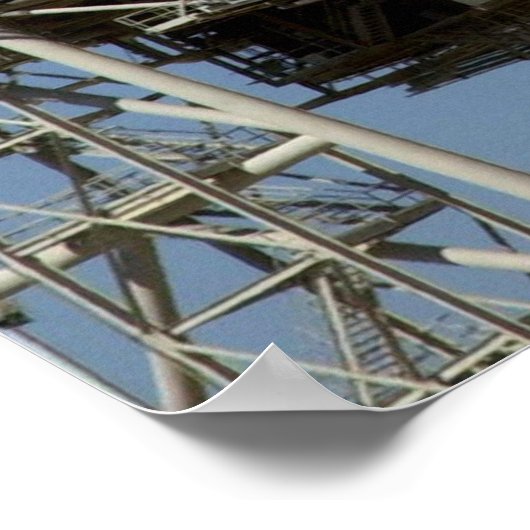 Space Shuttle Columbia Prepings Poster (Ecke)