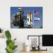 Space Shuttle Columbia Prepings Poster (Heimbüro)