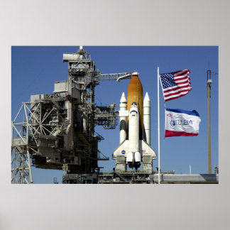 Space Shuttle Columbia Prepings Poster