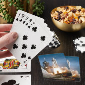 Space Shuttle Columbia startet Spielkarten (In Situ)