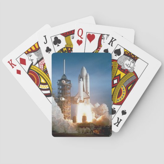 Space Shuttle Columbia startet Spielkarten (Rückseite)