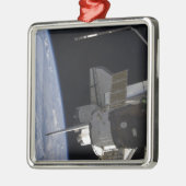 Space Shuttle Discovery 10 Silbernes Ornament (Links)