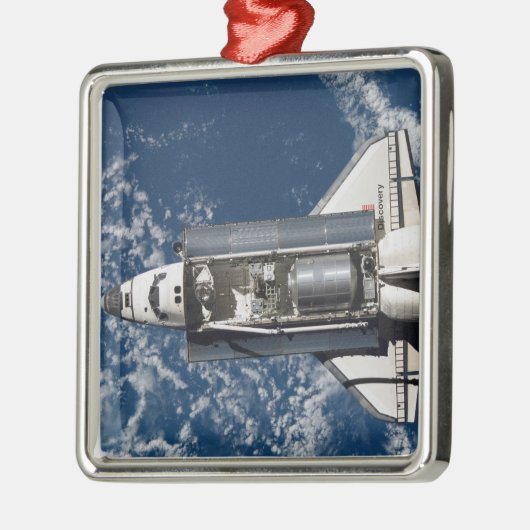 Space Shuttle Discovery 16 Ornament Aus Metall (Links)