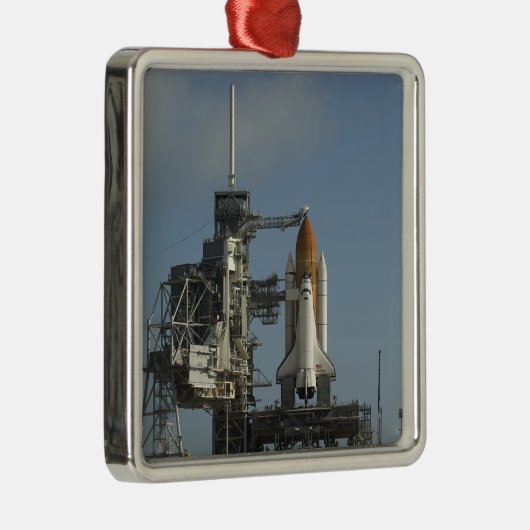 Space Shuttle Discovery 2 Ornament Aus Metall (Rechts)