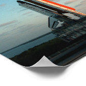 Space Shuttle Discovery auf einem Crawler Transpor Poster (Ecke)