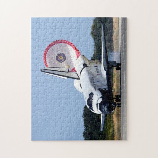 Space Shuttle Discovery Coming Zuhause Puzzle (Vertikal)