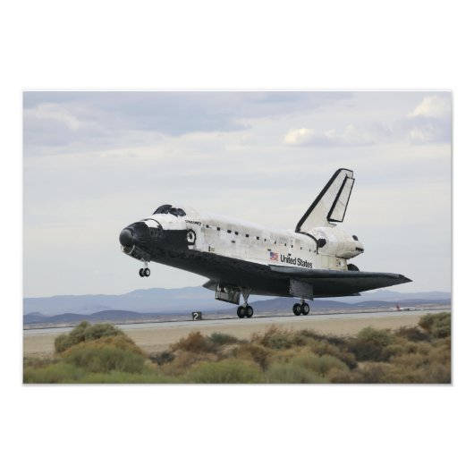 Space Shuttle Discovery - das wichtigste Fahrwerk Fotodruck (Vorne)
