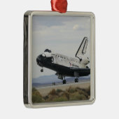 Space Shuttle Discovery - das wichtigste Fahrwerk Silbernes Ornament (Rechts)